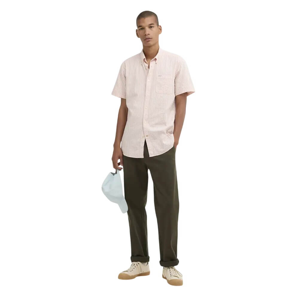 Barbour Cresswell Seersucker Regular Short-Sleeve Shirt